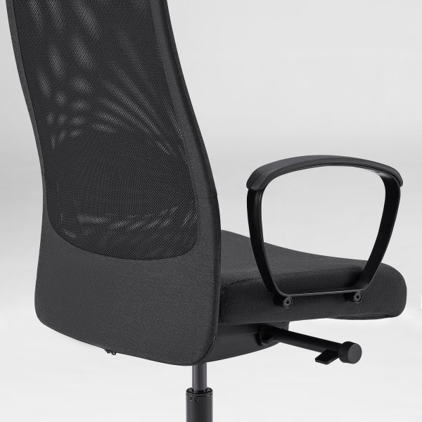Офісне крісло для персоналу IKEA MARKUS Dark Gray (105.888.01)