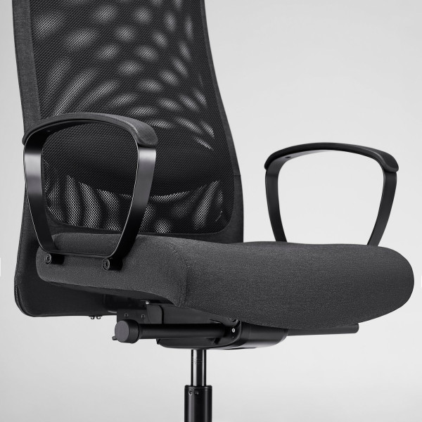 Офісне крісло для персоналу IKEA MARKUS Dark Gray (105.888.01)