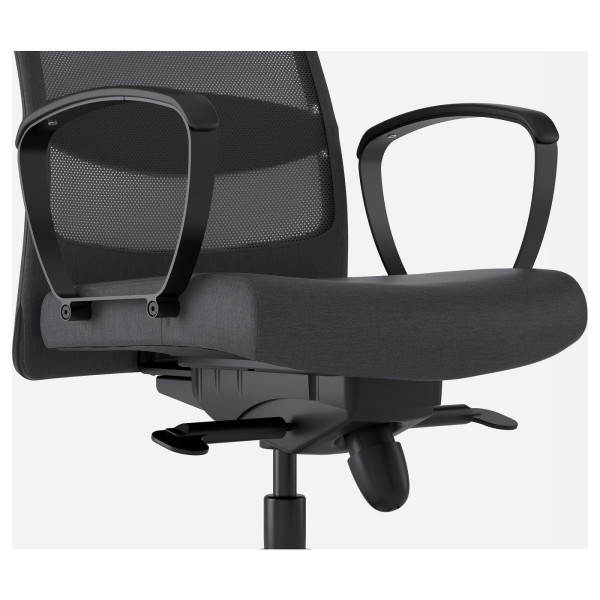Офісне крісло для персоналу IKEA MARKUS Dark Gray (702.611.50)