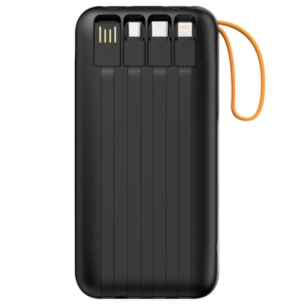 Батарея універсальна ColorWay 20 000 mAh PowerHub PD/22.5W, QC/4.0, Black (CW-PB200LP07BK)