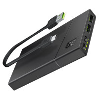 Power Bank Green Cell PowerPlay10S 10000мАч PD QC 18W (PBGC02S)