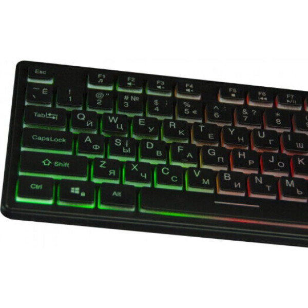 Клавіатура Frime Moonfox Rainbow UKR/RUS USB (FLK18220)