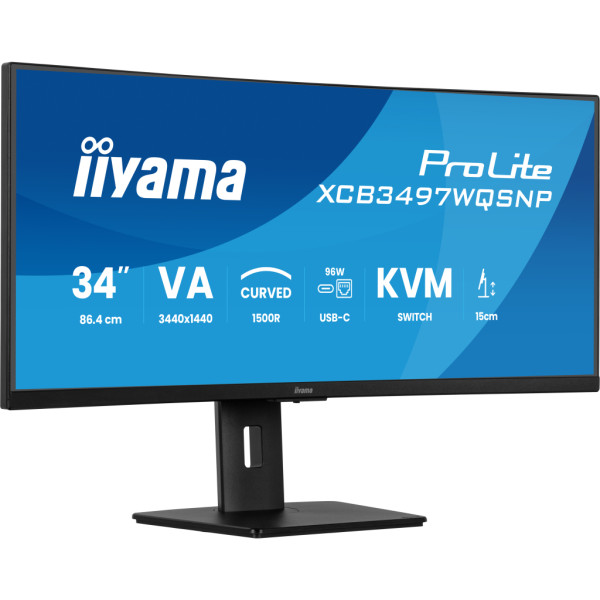 Монітор iiyama XCB3497WQSNP-B1