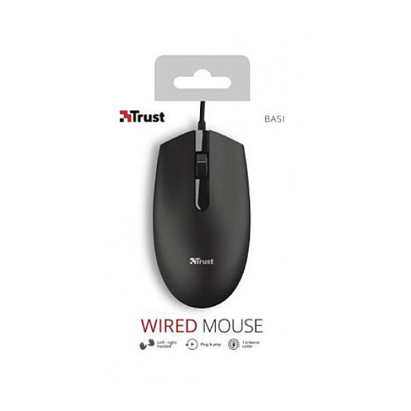 Миша Trust Basi USB Black (24271)