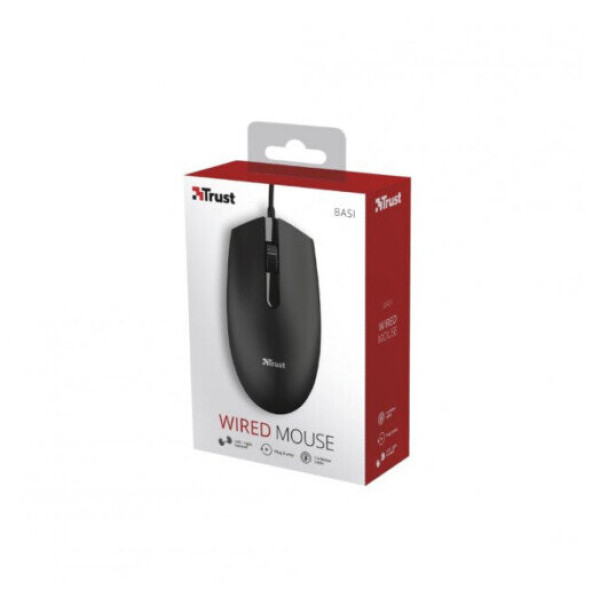 Миша Trust Basi USB Black (24271)