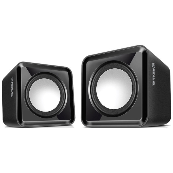 Акустична система REAL-EL S-10 USB Black (EL121100020)