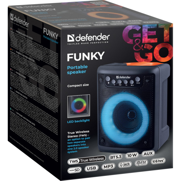Акустична система Defender Funky Black (65053)
