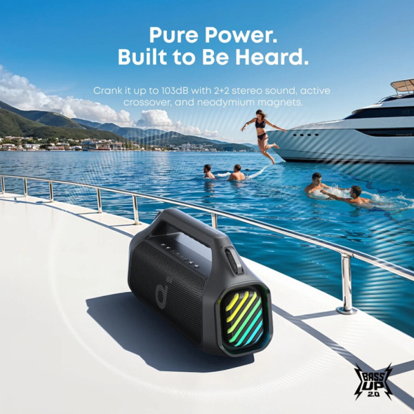 Акустична система Anker SoundСore Boom 2 Pro Black (A3134A11)