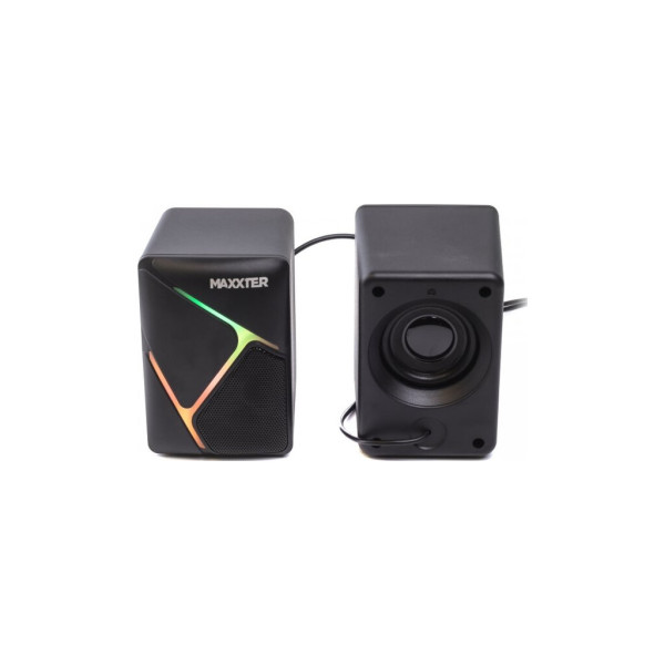 Акустична система Maxxter CSP-U004RGB USB Black (CSP-U004RGB)