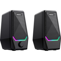 Акустична система Havit SK768 USB RGB Black (6939119042585)