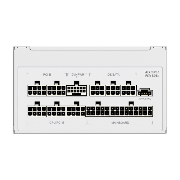 Блок живлення Gamemax 1300W RGB-1300 WH (RGB-1300 WH (ATX3.0/3.1 PCIe5.)