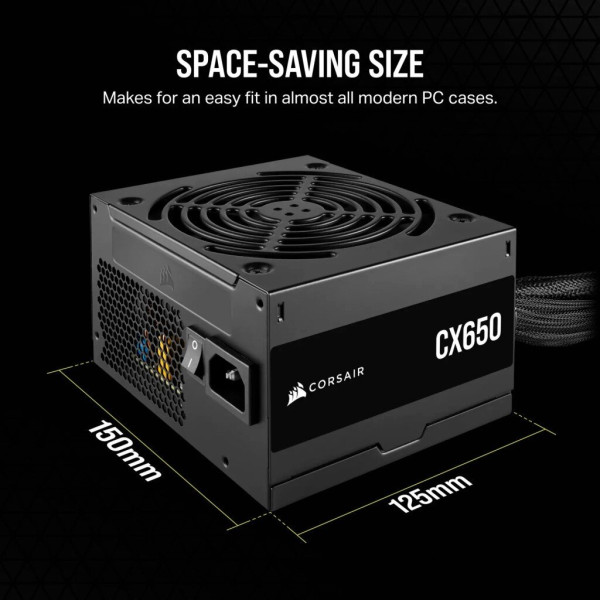 Блок живлення Corsair 650W CX650 (CP-9020278-EU)
