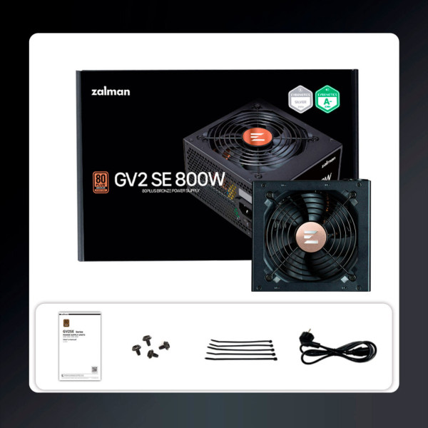 Блок живлення Zalman 800W (ZM800-GV2SE)
