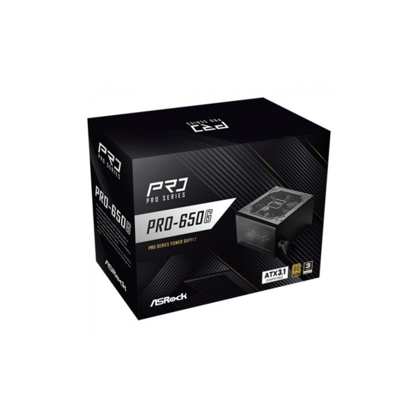 Блок живлення ASRock 650W (PRO-650G)
