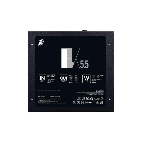 Блок живлення 1stPlayer 550W (FK-550-BK-EU)