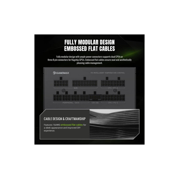 Блок живлення Gamemax 850W (GX PRO 850G)