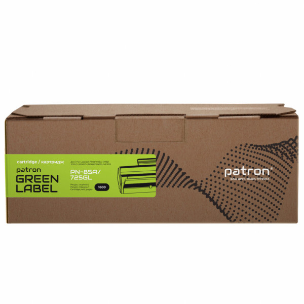 Картридж PATRON HP LJ CE285A/CANON 725 GREEN Label (PN-85A/725GL)