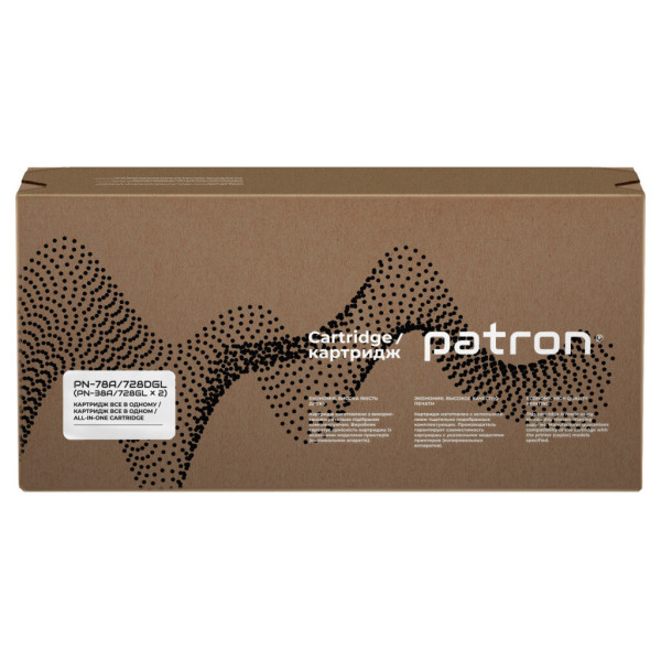 Картридж PATRON HP LJ CB435A/CANON 712 GREEN Label (DUAL PACK) (PN-78A/728DGL)