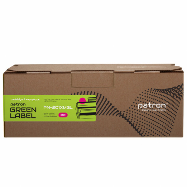 Картридж Patron HP CLJ (CF403X для M252/M274/M277 Magenta, GREEN Label (PN-201XMGL)