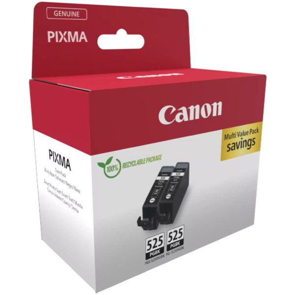 Картридж Canon PGI-525 Pigment Black Twin Pack, 2*19 ml (4529B017)
