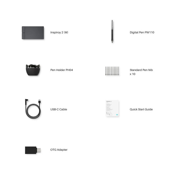 Графічний планшет Huion Inspiroy 2 M (H951P)
