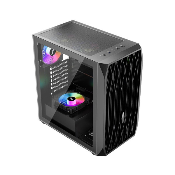 Корпус 1stPlayer AY7-BK-4F1
