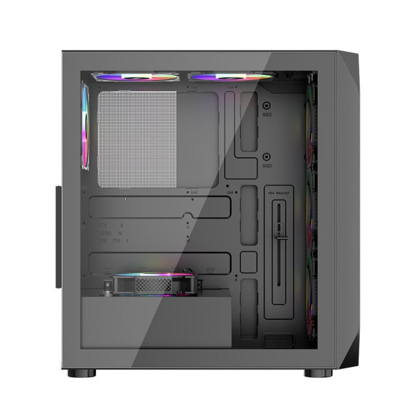 Корпус 1stPlayer AY7-BK-4F1