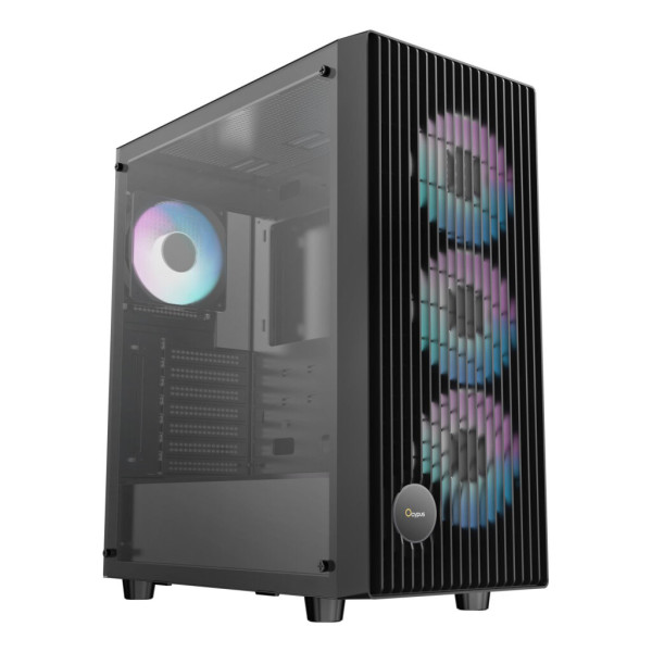 Корпус OCYPUS GAMMA C70 BK ARGB (GAMMA-C70-BKG400XX-GL)