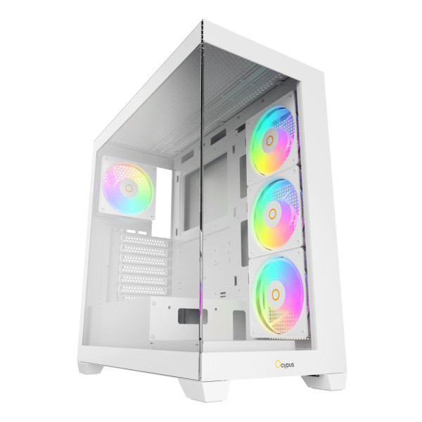 Корпус OCYPUS GAMMA C72 WH ARGB (GAMMA-C72-WHD400XX-GL)