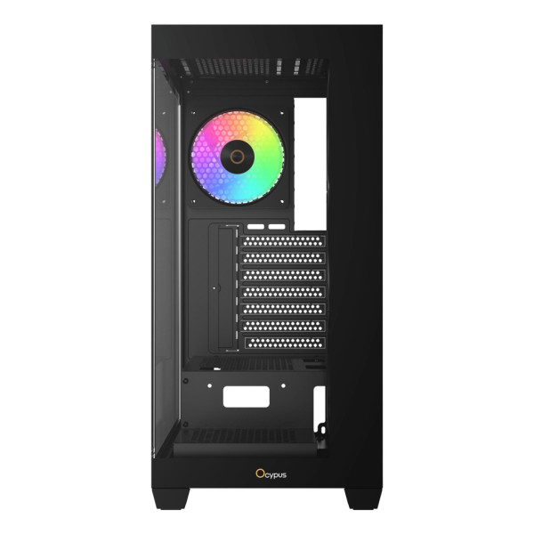 Корпус OCYPUS GAMMA C72 BK ARGB (GAMMA-C72-BKD400XX-GL)