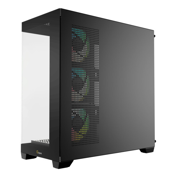 Корпус OCYPUS GAMMA C72 BK ARGB (GAMMA-C72-BKD400XX-GL)