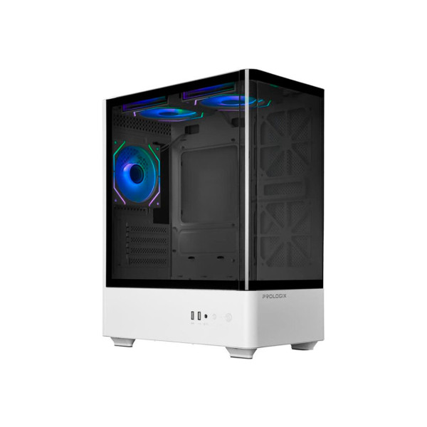 Корпус Prologix Lumi GM-01AW Glass White