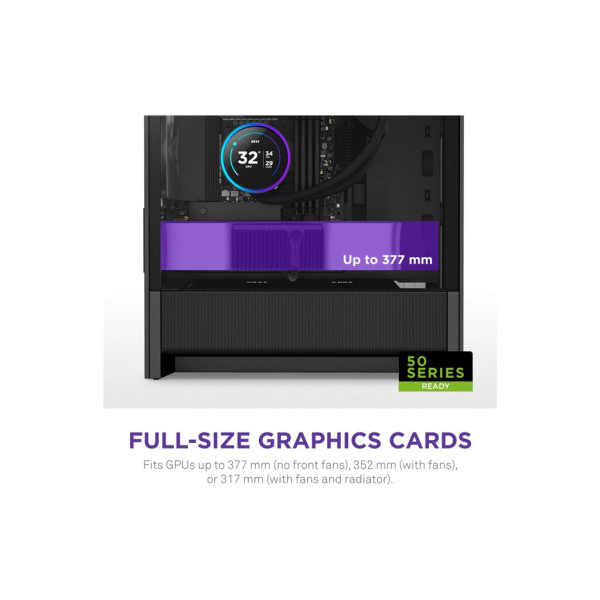 Корпус NZXT H3 Flow All Black (CC-H31FB-01)