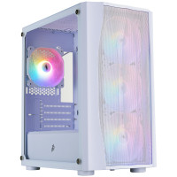 Корпус 1stPlayer X3-M-WH-4F1-W