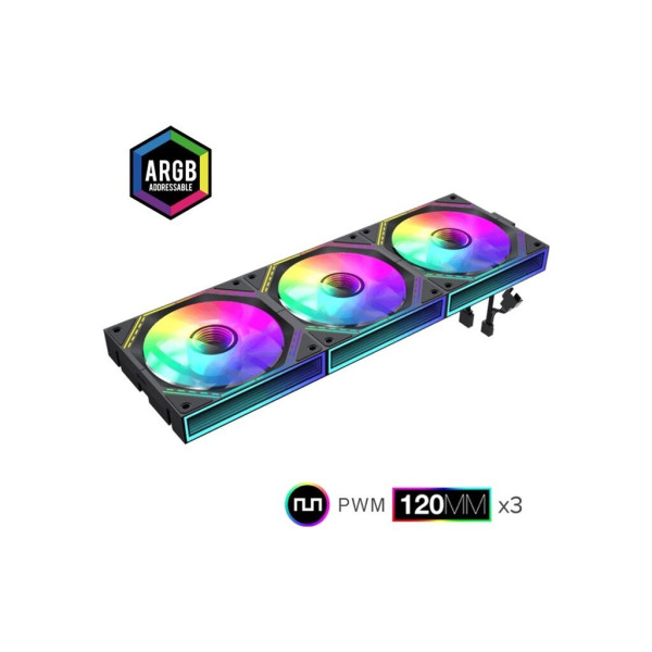 Кулер до корпусу Gamemax FN12A-S3I