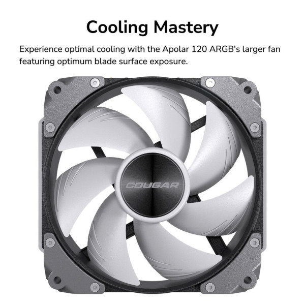 Кулер до корпусу Cougar Apolar 120 ARGB