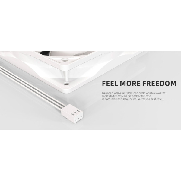 Кулер до корпусу ID-Cooling FL-12025 WHITE