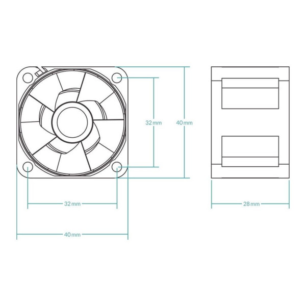 Кулер до корпусу Arctic 40MM/5PCS (ACFAN00273A)