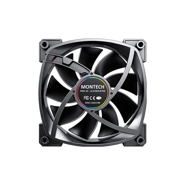 Кулер до корпусу MONTECH AX120 PWM BLACK