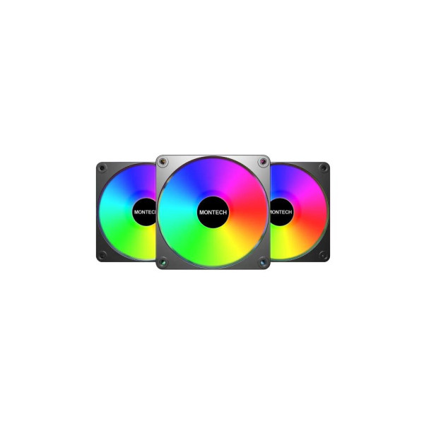 Кулер до корпусу MONTECH GF120R V2 ARGB PWM 3 (GF120R V2 ARGB PWM 3I1(B))