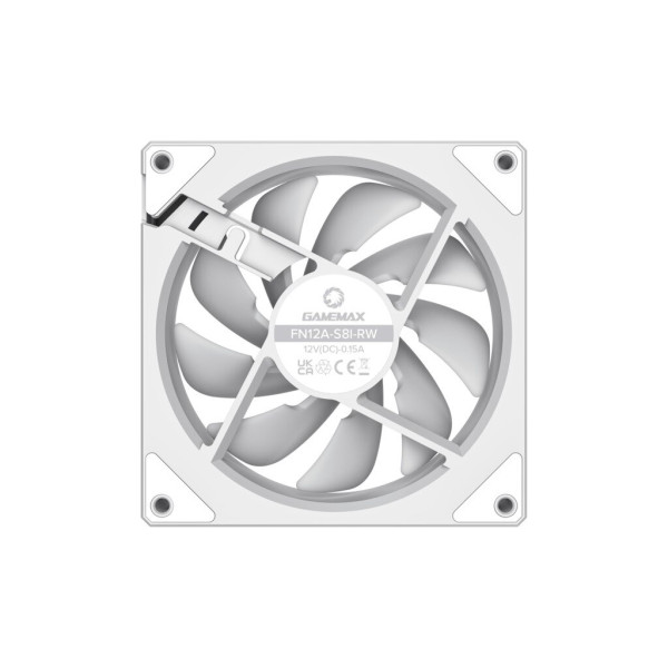 Кулер до корпусу Gamemax FN12A-S8I-RW