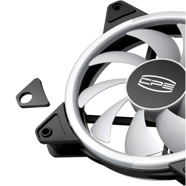 Кулер до корпусу PcСooler F3 T120 ARGB Black