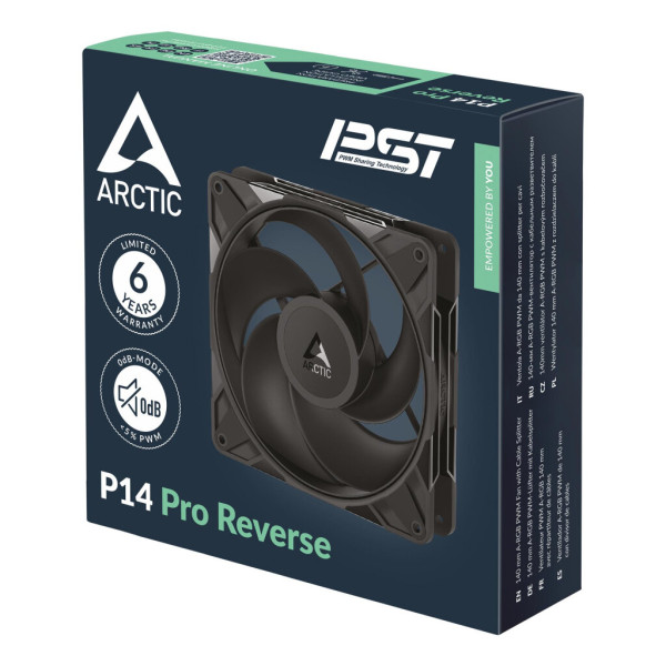 Кулер до корпусу Arctic P14 PRO REVERSE (ACFAN00329A)