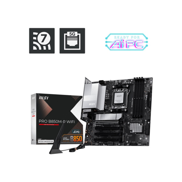 Материнська плата MSI PRO B850M-P WIFI