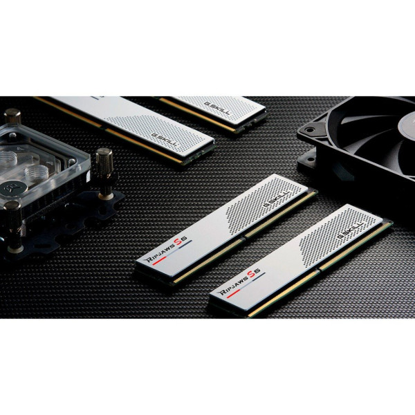 Модуль пам'яті для комп'ютера DDR5 32GB (2x16GB) 6000 MHz Ripjaws S5 White G.Skill (F5-6000J3238F16GX2-RS5W)