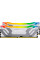 Модуль пам'яті для комп'ютера DDR5 48GB (2x24GB) 8800 MHz Renegade RGB White/Silver Kingston Fury (ex.HyperX) (KF588CU42RWAK2-48)
