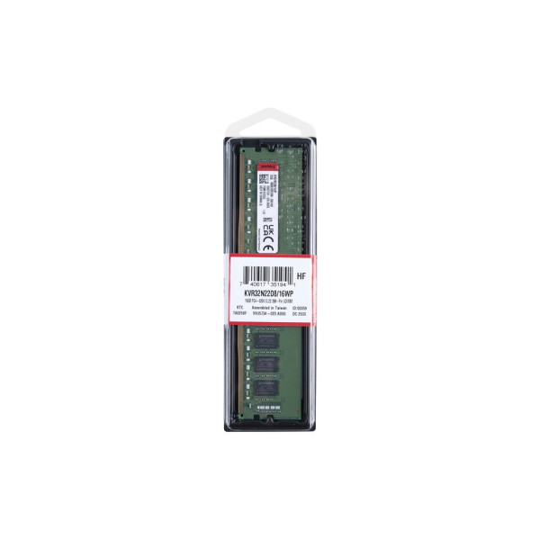 Модуль пам'яті для комп'ютера DDR4 16GB 3200 MHz Kingston (KVR32N22D8/16WP)