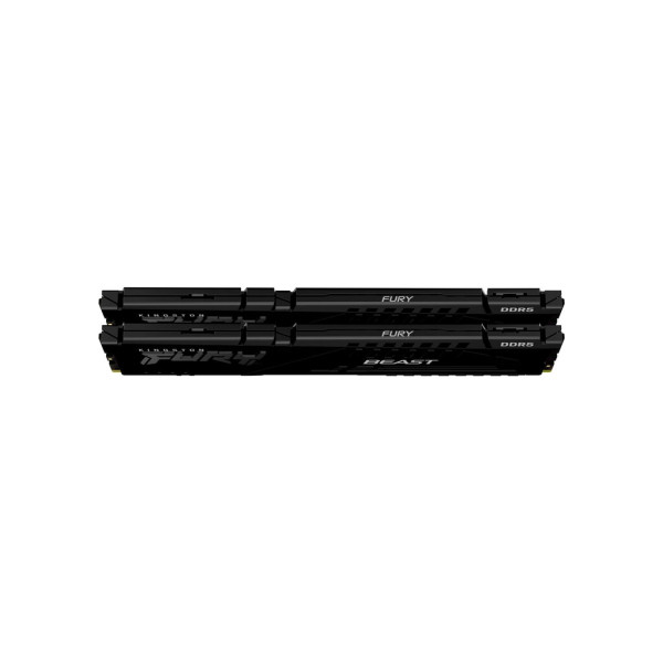 Модуль пам'яті для комп'ютера DDR5 128GB (2x64GB) 5600 MHz Beast Black Kingston Fury (ex.HyperX) (KF556C40BBK2-128)