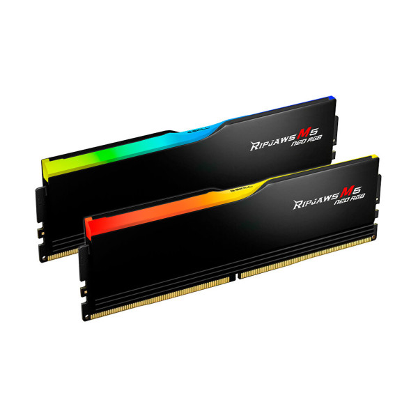 Модуль пам'яті для комп'ютера DDR5 32GB (2x16GB) 6000 MHz Ripjaws M5 Neo RGB Matte Black G.Skill (F5-6000J3636F16GX2-RM5NRK)