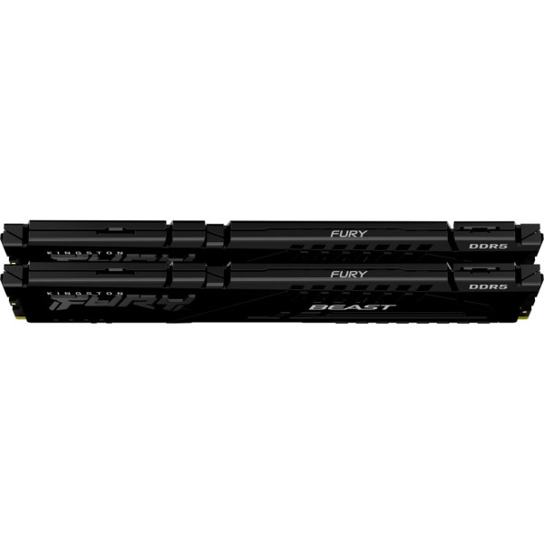 Модуль пам'яті для комп'ютера DDR5 64GB (2x32GB) 6000 MHz Beast EXPO Black Kingston Fury (ex.HyperX) (KF560C36BBE2K2-64)